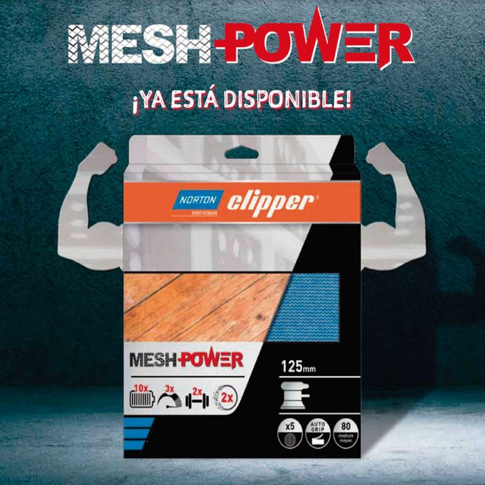 norton_es's tweet photo. ¿Listo para trabajar en un entorno libre de polvo? 🌬️🌬️
Los nuevos discos #MeshPower proporcionan el máximo rendimiento y nos permiten tener un entorno de trabajo más limpio y saludable. 🌳🌳
👉 https://t.co/u0a1lv7xqa

#nortonabrasivosespaña  
#Abrasivos #nortonclipper https://t.co/TpjBPXohKZ