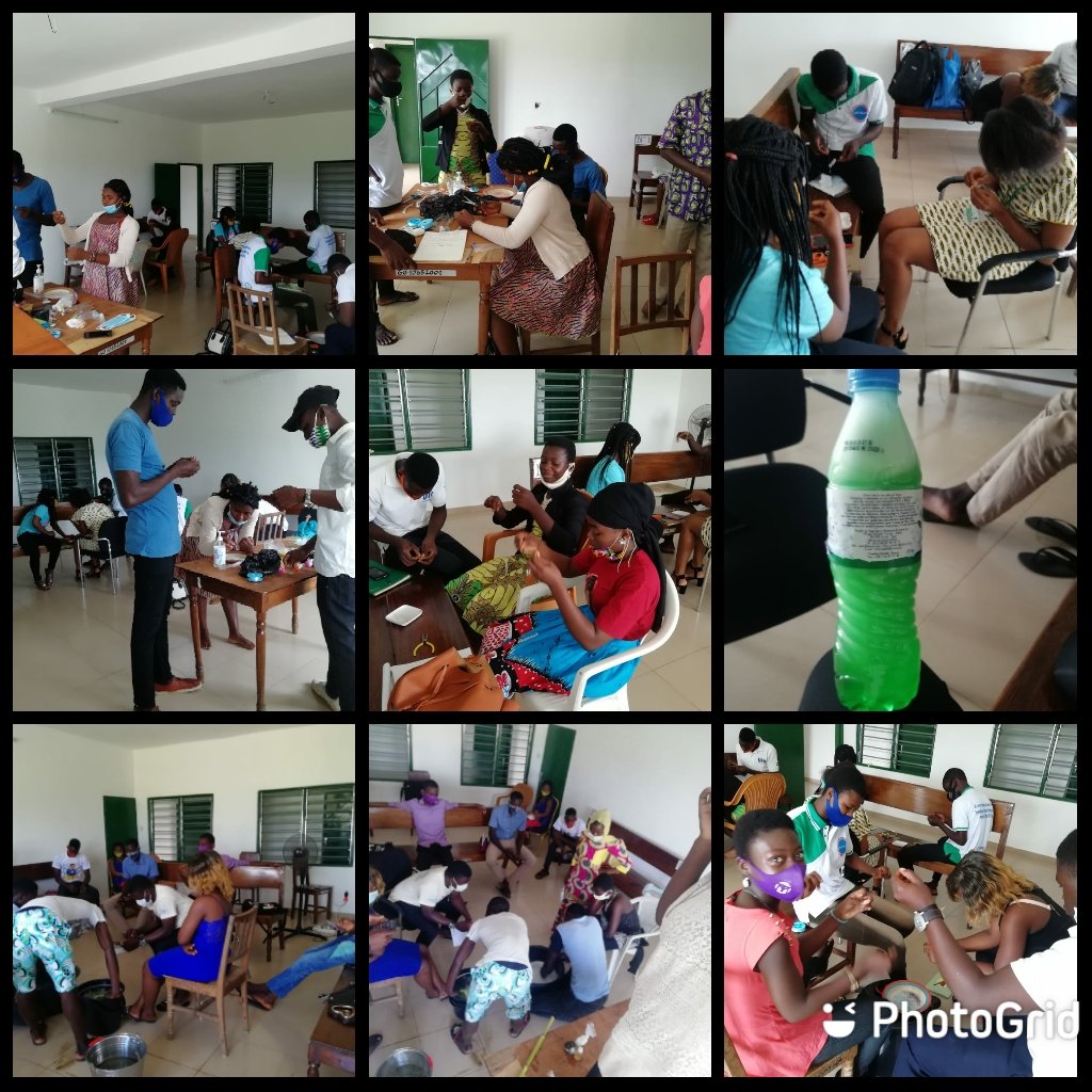 Pour la journée MAJ 2020 de l antenne Grand Nord/ATBEF  les jeunes MAJ de l antenne ont à fabriquer  de savon liquide et des colliers, bracelets en perle puis une campagne digitale sur Twitter et Facebook sur la COVID-19 . 
#COVID19 
#MAJ/ATBEF 
#JMAJ 2020