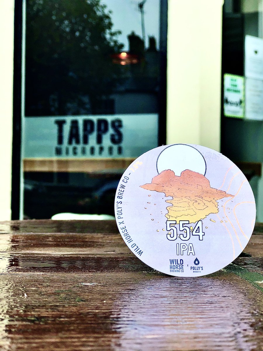 With #Lockdown2 happening on Friday we best save the last new beer to be and good one! <a href="/wildhorsebeer/">Wild Horse Brewing Co</a> x <a href="/pollysbrewco/">Polly's</a> 554 7.0% IPA. 

1 litre bottles and 3.5 Pint Growlers still available to takeaway

#MicroPub #NorthWales #Llandudno #NoCrappAtTapps
