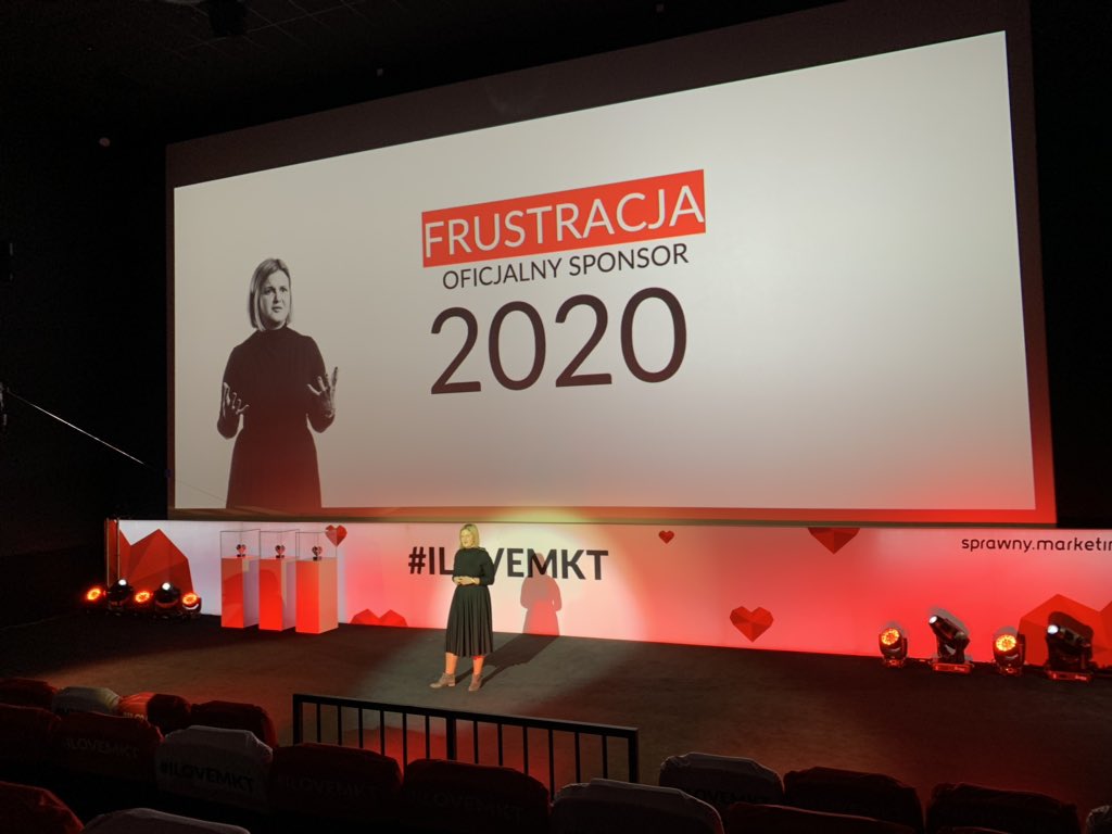 sprawny's tweet photo. O frustracji, która zabija konwersję już teraz na #ilovemkt @plnwlkwk 😎❤️ https://t.co/pdosFa1Yxh