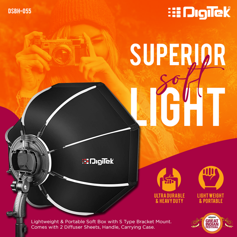 DigitekOfficial's tweet photo. This festive season, shoot classic portraits and stunning pictures with superior #softbox. Avail huge discount: https://t.co/aDOn24N44c
#softboxlighting #photography #photographer #photoshoot #camerakit #cameragears #softboxes #digitek #photooftheday #portraitphotography https://t.co/CohXf5Zgkp