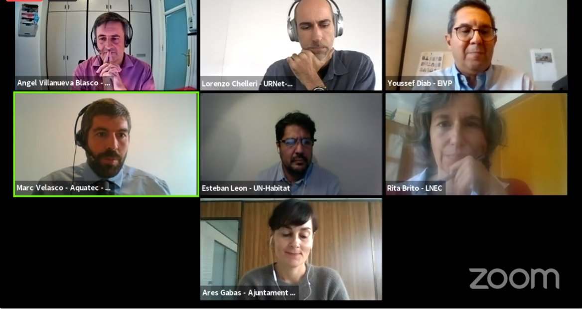 CETAQUA's tweet photo. 📢LIVE NOW

What are the main objectives and future challenges in relation to #UrbanResilience?
 
Some of the #URCC2020 delegates (@eivp_paris, @UNHABITAT, @suezEs @bcn_ajuntament @ResilienceURNet @LNEC_PT) summarize the insights that have emerged during the conference. https://t.co/krVkFqMgbO