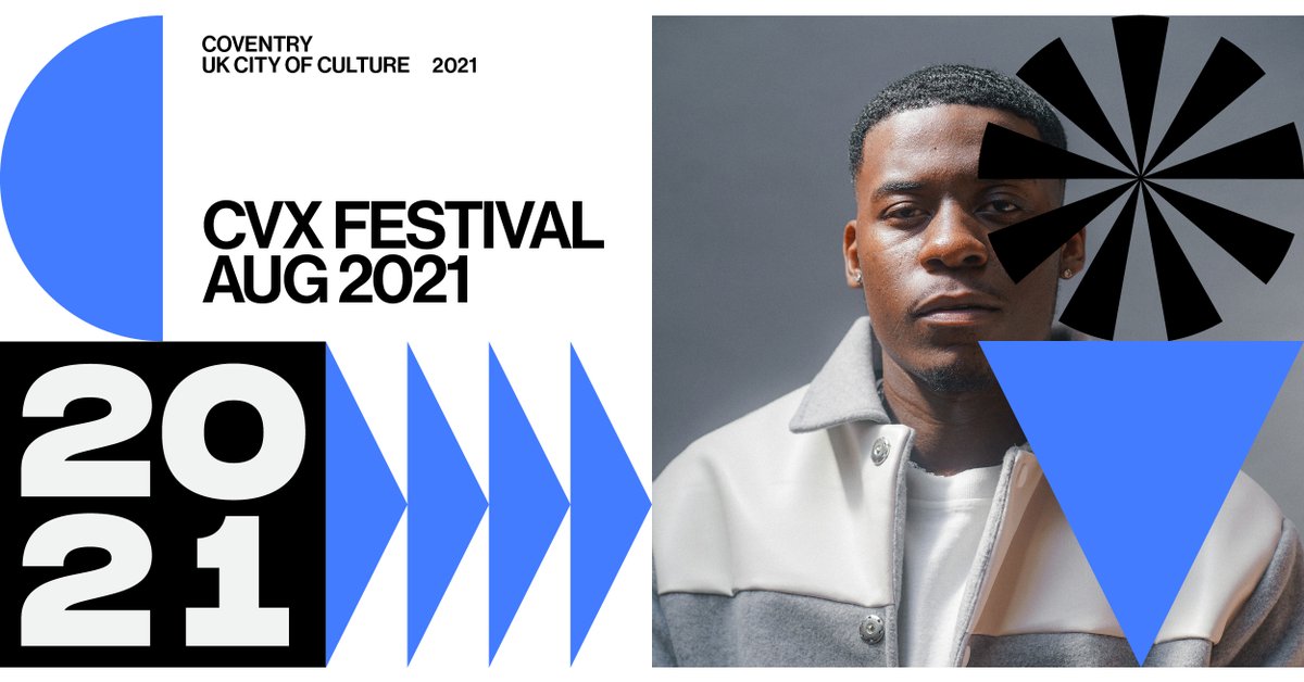 Coventry2021's tweet photo. CVX Festival will be a pioneering three-day arts activism festival curated by young people in the city.
 
@Jay1Official_ will co-produce live music for the event. #CoventryMoves

https://t.co/9kusH7pMBT https://t.co/4V28RE3aTS