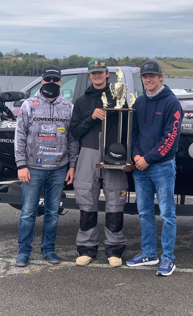 laruecohawks's tweet image. LCHS' Evan Morris &amp;amp; Connor Baker take FIRST PLACE in the Bradley Roy High School Fishing open this past weekend.  The win qualified them for the 2021 Nationals. Both received several scholarship offers (one of those was Campbellsville $10k each.)  @high_larue