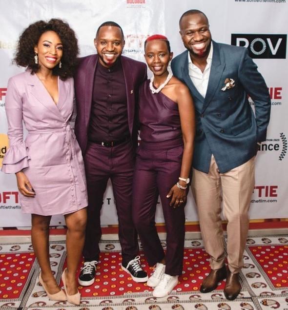 LM___creative's tweet photo. We were honoured to have our pieces grace the red carpet for #Softiethefilm premier.Thank you @bonifacemwangi @njerikan @jamessmat @Remmymajala for choosing us for this great event.#clientappreciation
#Takingchances #MTM #lmgents #lmladies #simpleclassy #luxurywear #kenyanstyled https://t.co/on2NbDCufZ