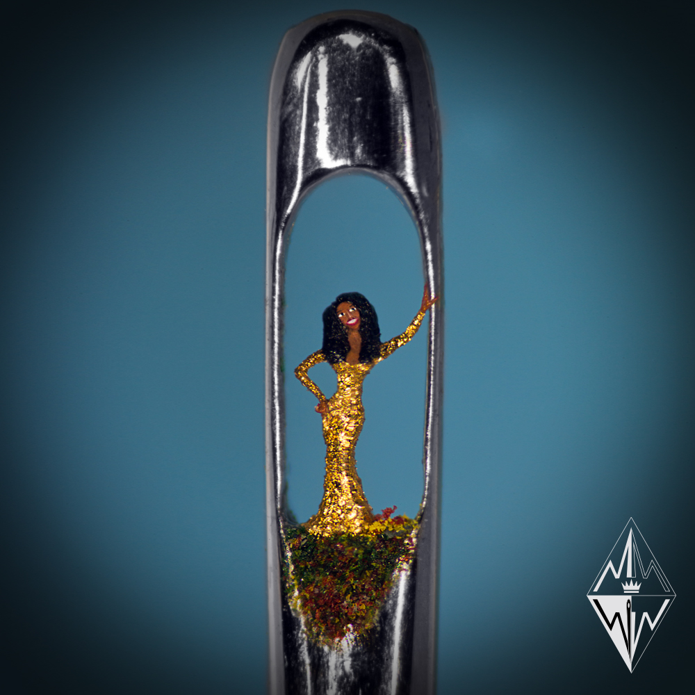 willardwiganMBE's tweet image. Soul Diva Beverley Knight in the eye of a needle
This micro sculpture is my tribute to one of my favourite British female soul singers of all time. 
#soulmusic #rnbmusic #DivaForever #BlackHistoryMonth  #BlackHistoryMonthUK