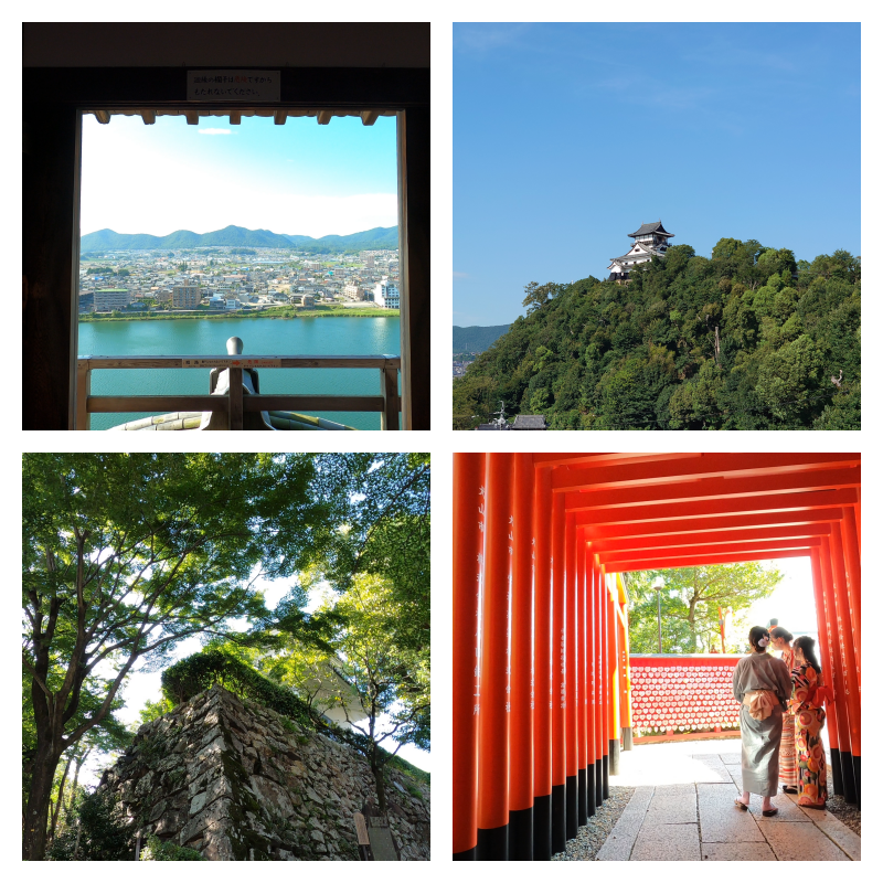 I took a walk to the castle tower of Inuyama Castle.
The view from the castle tower was amazing!
The video is on YouTube so please watch it.