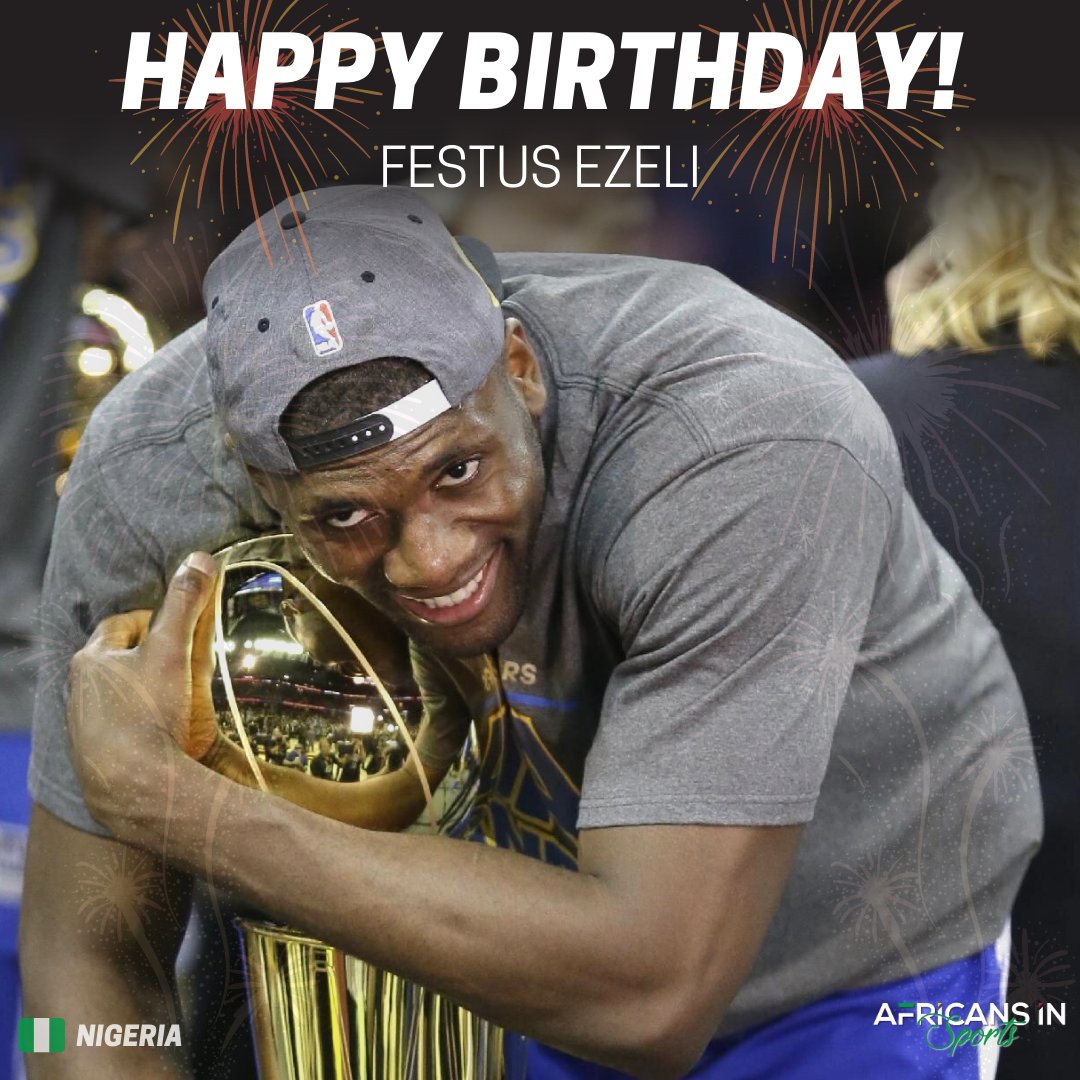 Happy Birthday to Nigerian basketballer and NBA champion, Festus Ezeli  -
Send him love via the comment section 