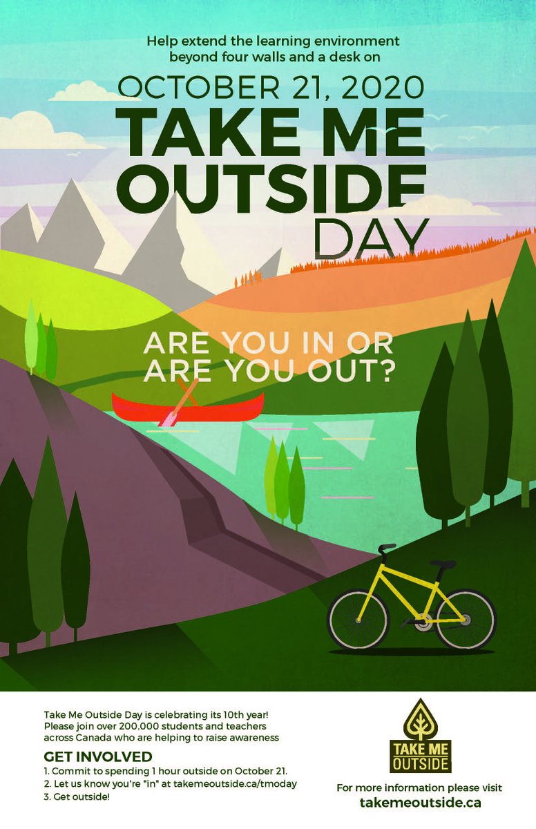 Happy #TakeMeOutsideDay! There is no better year than 2020 for #OutdoorLearning - have you taken your students outside of the classroom? Share your experiences and ideas! #TMO4LearningChallenge bit.ly/2Qr7MDz