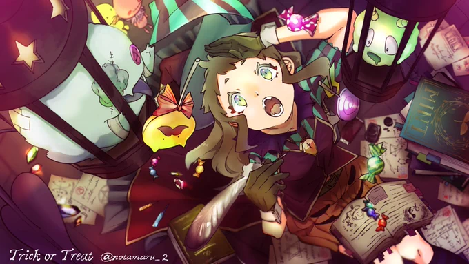 HAPPY HALLO WEEN #イラスト  #ハロウィンイラスト