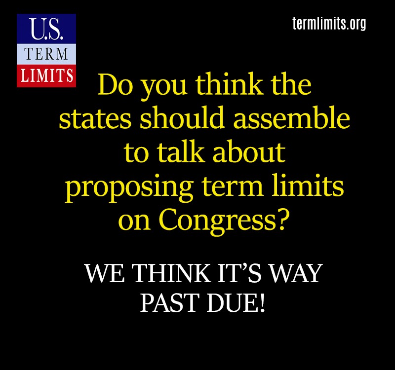 USTermLimits's tweet photo. The states have Constitutional power to assemble to discuss #TermLimits on Congress. It is long overdue. If states don't provide oversight, who will? Sign the petition: https://t.co/xSJan35iCJ https://t.co/Lg8FmyW1c1