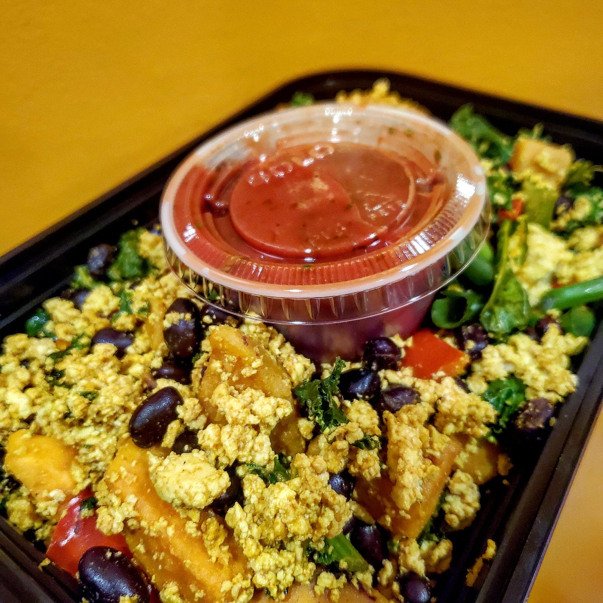 Southwestern Tofu Scramble $9.99 link in bio Vegan and Gluten Free Meal Delivery Hudson Valley