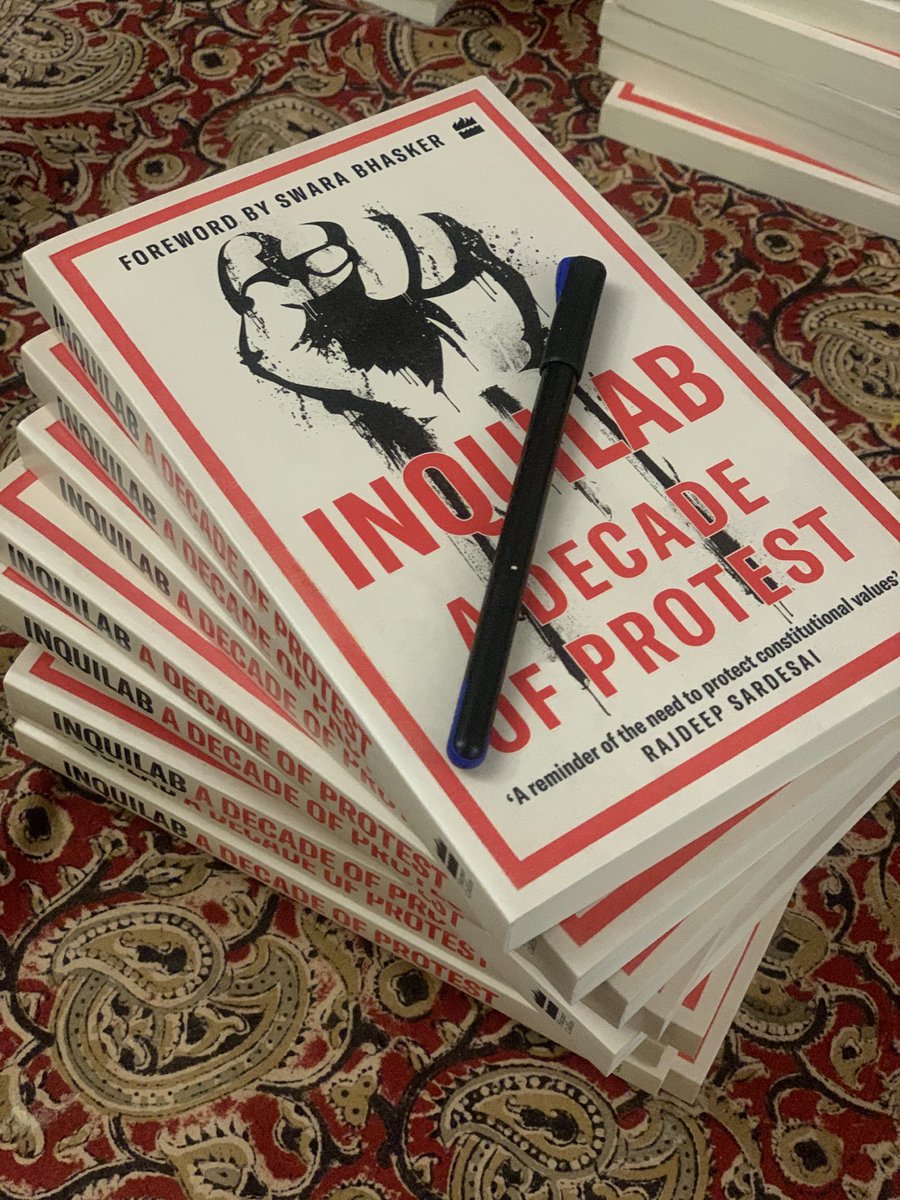 ReallySwara's tweet image. Signing copies of #Inquilaab @HarperCollinsIN #SometimesIWrite #InSolidarityInResistance 

amazon.in/dp/9353579694/…