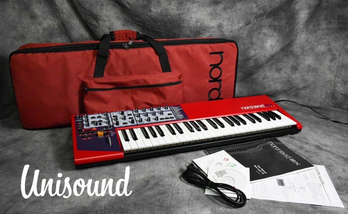 graceunisound's tweet photo. 🍁Nord lead 2X Virtual Analog Synthesizer🍁

"A super-Virtual Analog synth!"If you want to buy this beautiful synth please contact our ebay from the link below .👇🏻👇🏻👇🏻

https://t.co/7WEA5DW1GG

#Nord#lead2X#Analog#Synthesizer#released#2003#Unisoundjapan https://t.co/pgLbyfwZkz