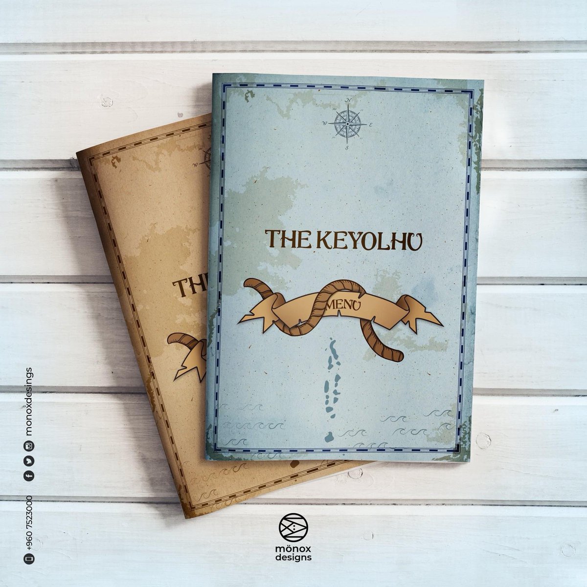 monoxdesigns's tweet photo. Designing the menu for The Keyolhu was a distinctive work we did as the whole concept was to be based on the journey of a fisherman (aka Keyolhu) through the rough waters of the Maldives.
.
For any inquiries or information
📱 7523000
📧 mail@monoxdesigns.com
.
#Design #Menudesign https://t.co/0eUTQj8KOI