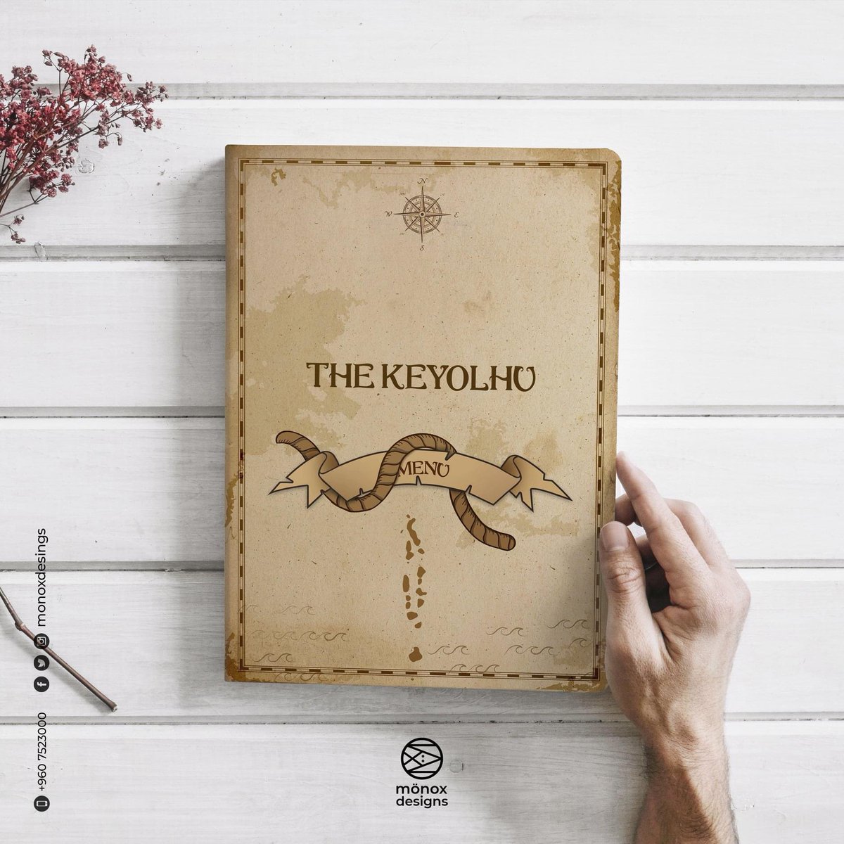 monoxdesigns's tweet photo. Designing the menu for The Keyolhu was a distinctive work we did as the whole concept was to be based on the journey of a fisherman (aka Keyolhu) through the rough waters of the Maldives.
.
For any inquiries or information
📱 7523000
📧 mail@monoxdesigns.com
.
#Design #Menudesign https://t.co/0eUTQj8KOI