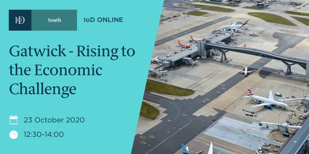 IoDSouth's tweet photo. Never more so than now do we realise how important @Gatwick_Airport is to the local economy. Register here for this must attend event: https://t.co/0NobQ9eXpp https://t.co/rkkt2Xzjft