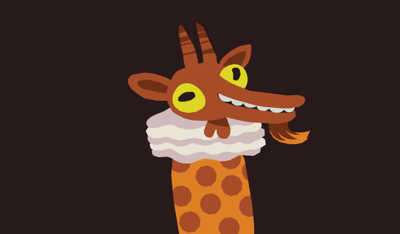 If you're going to cast an annoying riddle gremlin in your game, who else but  @swatpaz to do the voice! What even IS Mr Whitstable anyway? A clown? A goat? Some kind of giraffe?! Definitely a baddie!