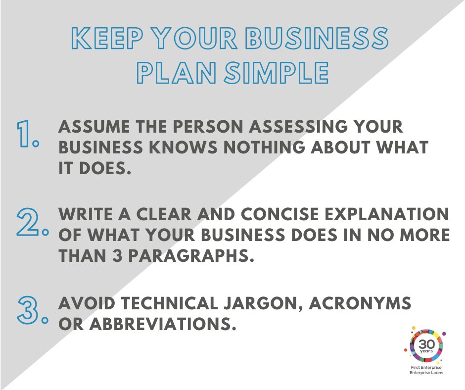 1st_Enterprise's tweet photo. If you missed our loan funds assessor’s expert advice on keeping your business plan simple, here it is again.
Watch out for next month's topic on COVID as Mike shares his top tips each month to help you get your business loan approved. ✔️
#Mikestoptips https://t.co/bMKIdqyufQ