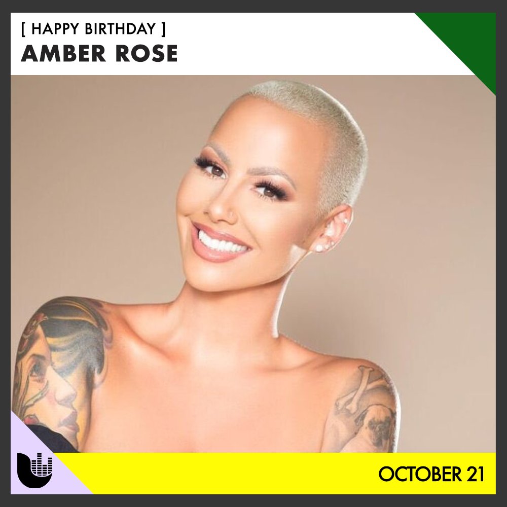 Join us in wishing a happy birthday to Amber Rose! 