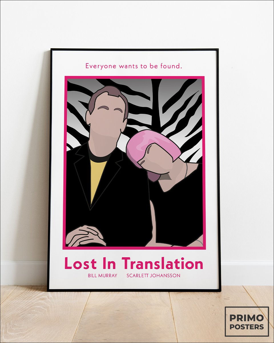 PostersPrimo's tweet photo. Lost In Translation Minimal Poster | https://t.co/UFe41fF9Wq

#lostintranslation #billmurray #scarlettjohansson #zerbraprint #everybodywantstobefound #cinema #movies #film #movieposter #movieposters #filmposter #filmposters #etsy #etsyshop #filmisnotdead #illustration #design https://t.co/NGN1o4ATbh