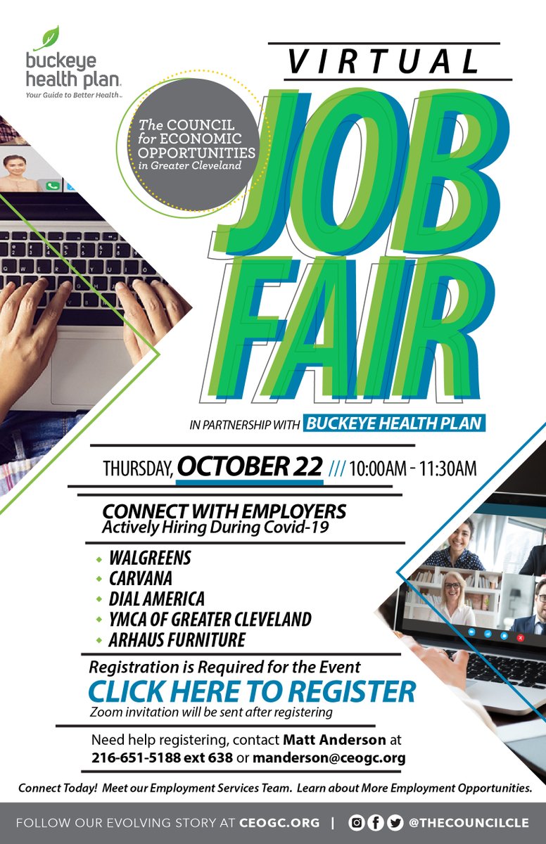 MaiseynJoshDad's tweet photo. 1 Day Away! #CEOGC Oct Virtual Job Fair - 10/22 Click HERE https://t.co/TgybsXZgSO to register @HomaBashWEWS @CuyahogaLib @malonespeaking @TheNolanNation @GCPartnership @JshowQ104 @ClevelandScene @clevelanddotcom @CuyahogaLib @ParmaSchools @BereaCSD https://t.co/7KQMx8yZPj
