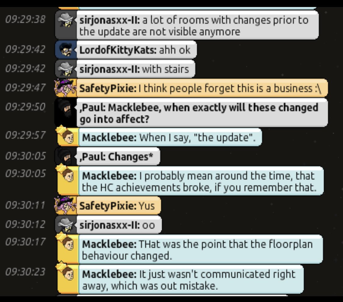 Macklebee answering some questions!
#Habbo https://t.co/MrbY7Ja56c