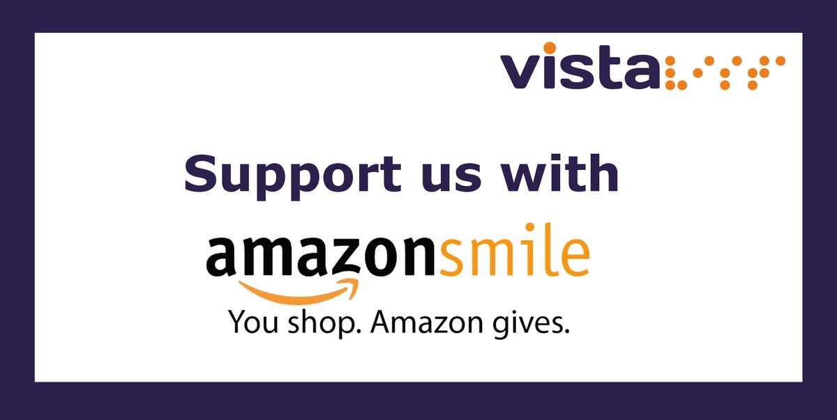 Support us with Amazon Smile. You shop. Amazon gives.