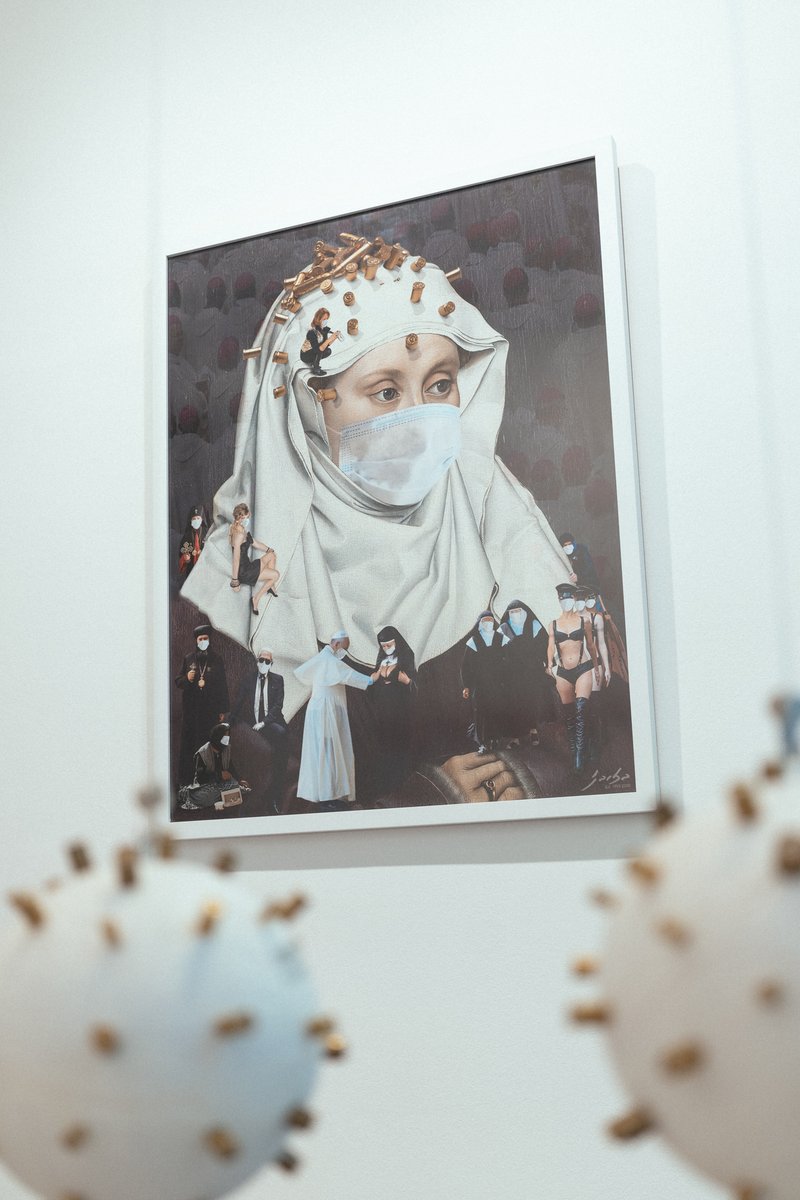 El artista <a href="/LluisBarbaC/">Lluís Barba</a>  se inspira de los grandes maestros clásicos de Occidente, como: Goya, Bruegel, Bosco, Michelangelo o Van der Weyden reinterpretando sus obras más emblemáticas.