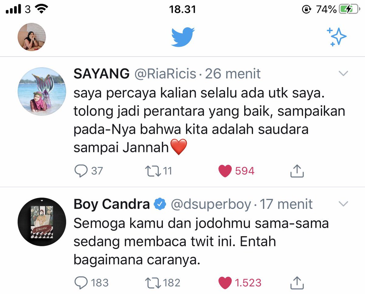 liaaa33054128's tweet photo. @RiaRicis Nyambung😌semoga dilancarkan semua urusannya yh icis❤️🙏🏻kami slalu berdoa yg terbaik untuk kalian🙂 https://t.co/Kbnx2kjNRn