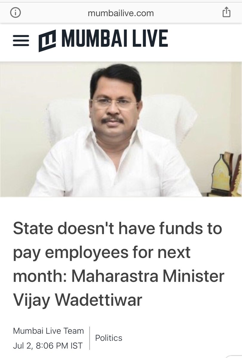 So @OfficeofUT has no money to pay to state employees, but it is going to pay Wormtail @KapilSibal 10,00,000 rupees and Rahul Chitnis 1,50,000 rupees PER appearance in the Arnab case, which will go from the @MumbaiPolice professional fund! Well done, Marie Antoinette Of Mumbai! https://t.co/n8cAr2ryTh