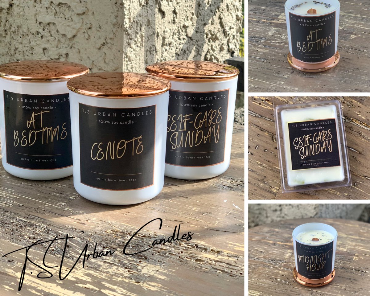 @kunzlovehili We sell scented soy candles!! 🕯Our IG is @tsurbancandles and our website is tsurbancandles.com