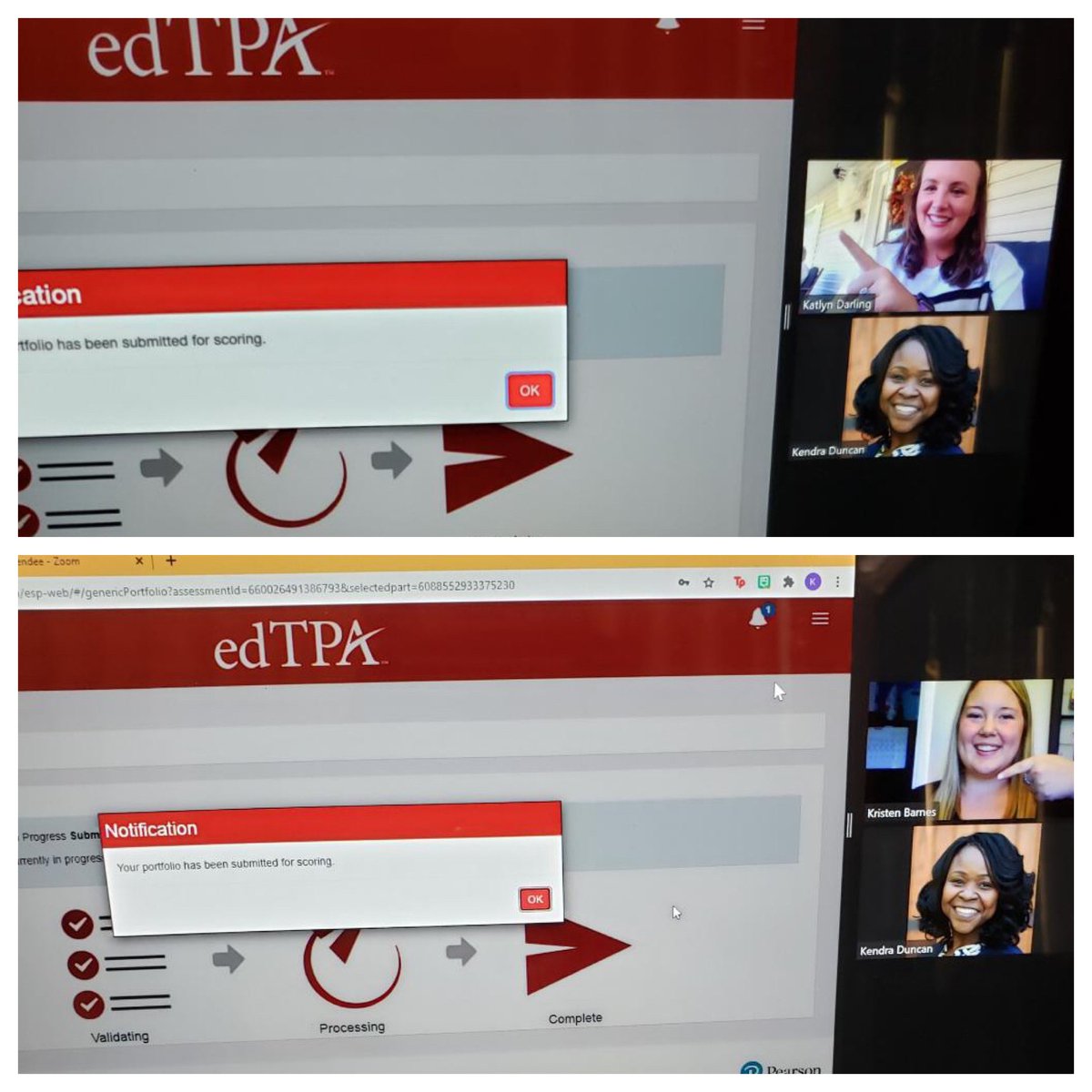 Jennifer Ellis (@drjenn_e) on Twitter photo Yesterday was edTPA Submission Day! Congratulations to all the teacher candidates for putting together their portfolios during this new normal. Submitting over Zoom others on campus in masks. Letās end the rest of the semester strong! <a href="/utcsoe/">UTC SOE</a> <a href="/utc_cheps/">Health, Education & Professional Studies</a> youtube.com/watch?v=DueHLW⦠Yesterday was edTPA Submission Day! Congratulations to all the teacher candidates for putting together their portfolios during this new normal. Submitting over Zoom others on campus in masks. Letās end the rest of the semester strong! <a href="/utcsoe/">UTC SOE</a> <a href="/utc_cheps/">Health, Education & Professional Studies</a> youtube.com/watch?v=DueHLWā¦