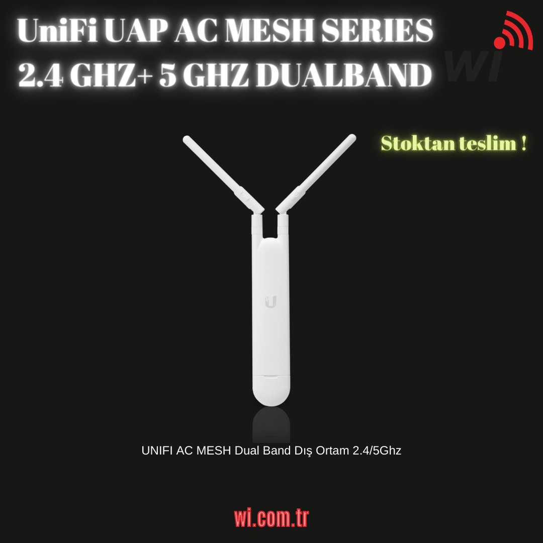 UNIFI AC MESH Dual Band Dış Ortam 2.4/5Ghz

#ubiquiti #ubnt #wicomtr #wireless #wifi 
wi.com.tr/uap-ac-m-unifi…