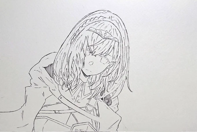 多分書き直します。
#ノエラート  #絵描きさんと繫がりたい 