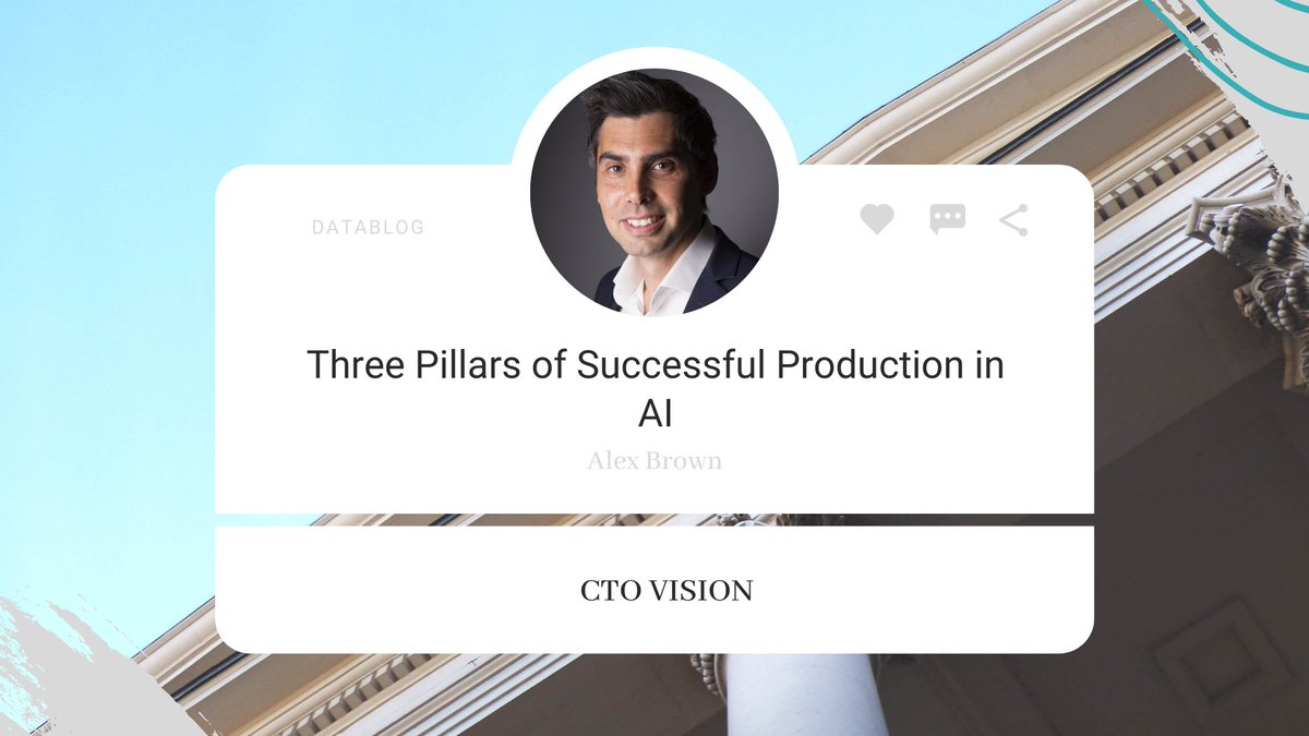 Datactics_'s tweet image. Many AI projects fail to make the crucial transition from experiment to production.

Why?

- The triple investment of money
- Training required
- Time commitments

There are 3 critical features your AI system will need. Read more here: lnkd.in/eSTryNZ

#ProductionAI