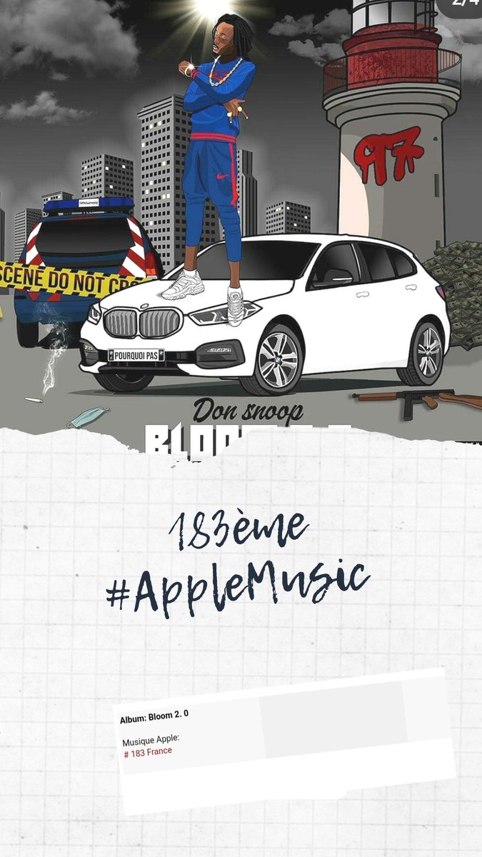 KarliitoYolo's tweet photo. À l'heure actuelle " Bloom 2.0 " de Don Snoop occupe la 183 ème place du Top album sur Apple Music France. 
Continuez à soutenir les artistes Antillais  sur les plateformes de streaming https://t.co/6dKunEzIg4