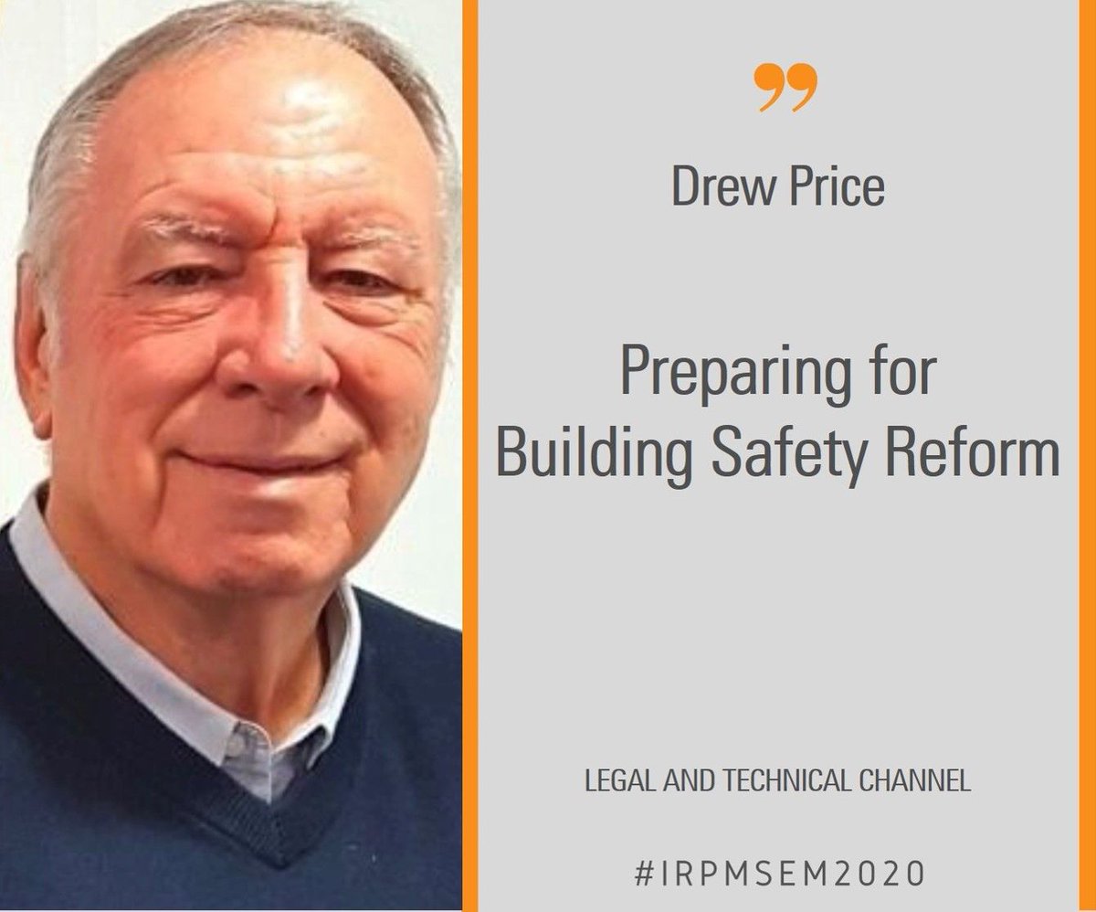 Drew Price talks about Preparing for Building Safety Reform Legal and Technical channel.

#IRPMSem2020 #BuildingSafety #law #reform #updates #news #property #PropertyNews #residentialmanagement #propertymanagement #legal #technical