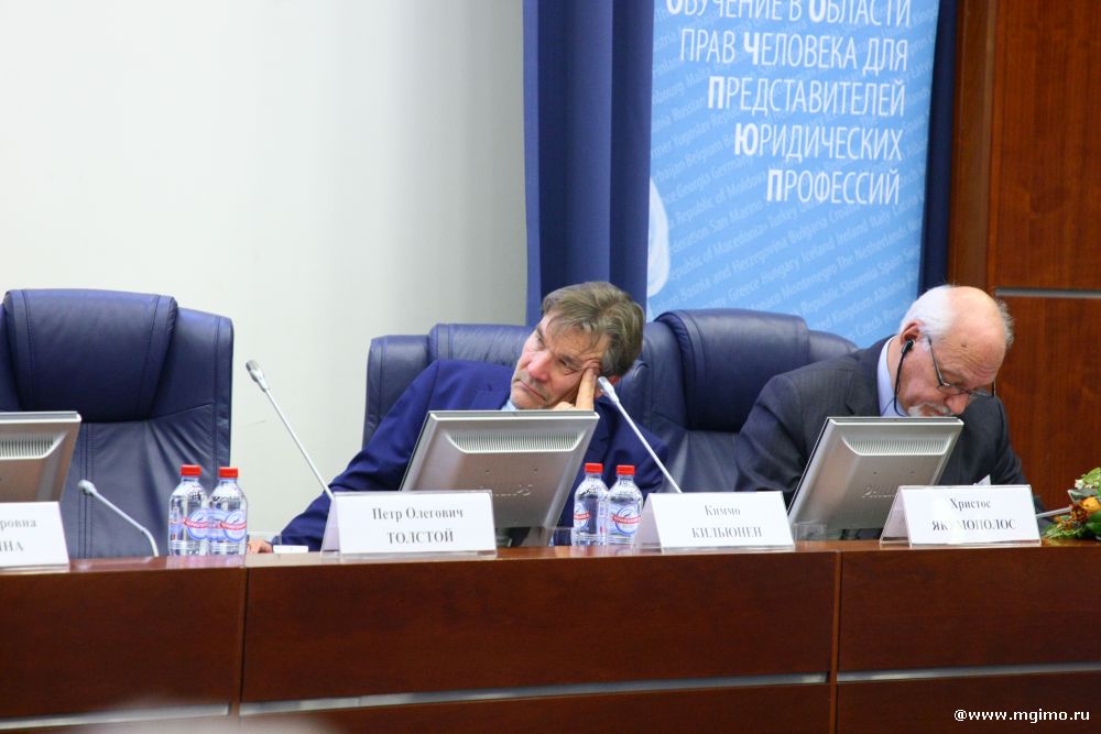 esimgimo's tweet photo. 21 октября в рамках курсов Совета Европы для российских госслужащих в МГИМО выступили заместители председателя Парламентской Ассамблеи Совета Европы Киммо Кильюнен и Петр Толстой. 
https://t.co/xOXFxZoRKA https://t.co/3VargVUtod