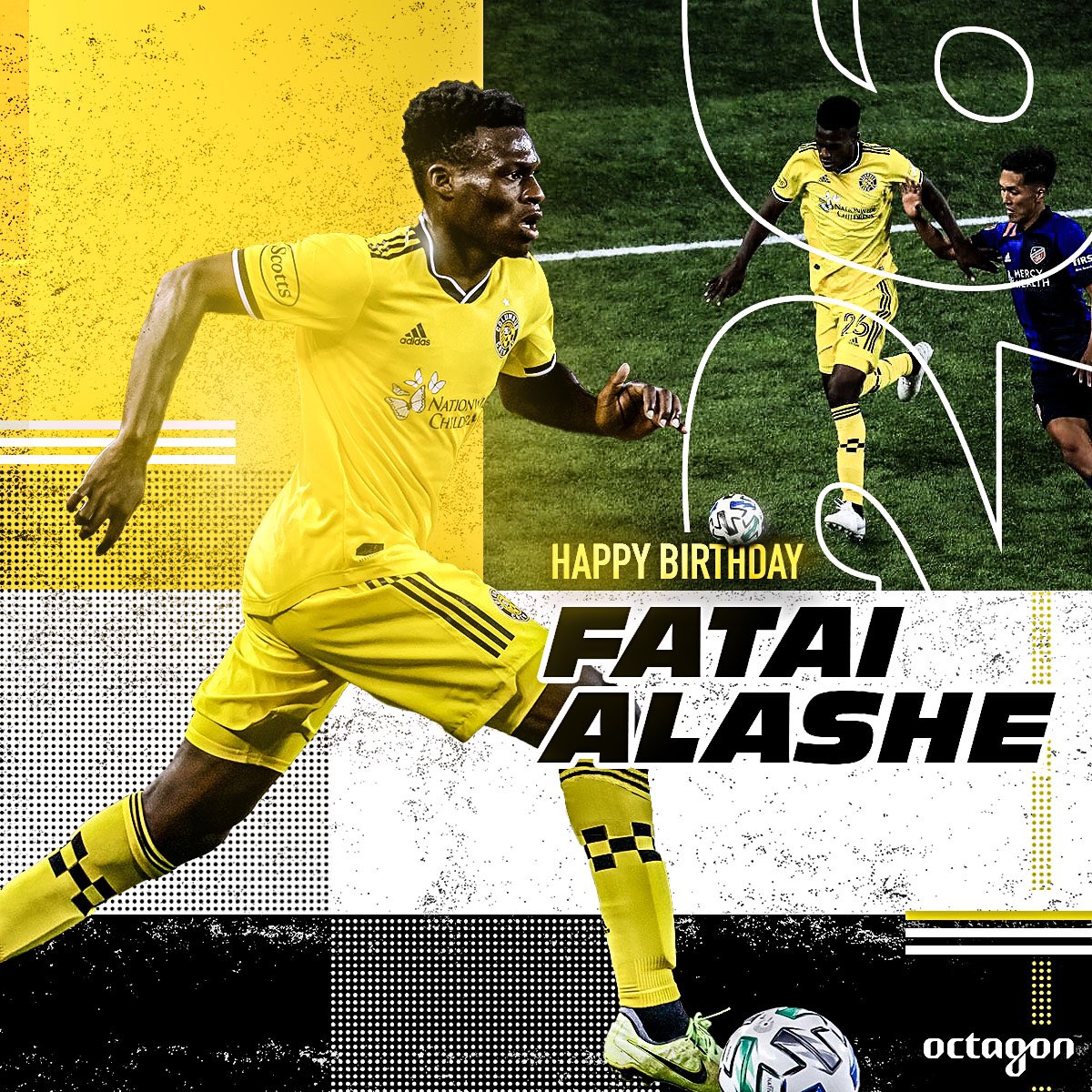 Happy 27th birthday, <a href="/FataiPrince27/">Fatai Prince Alashe</a>!!🥳 #OctagonFamily