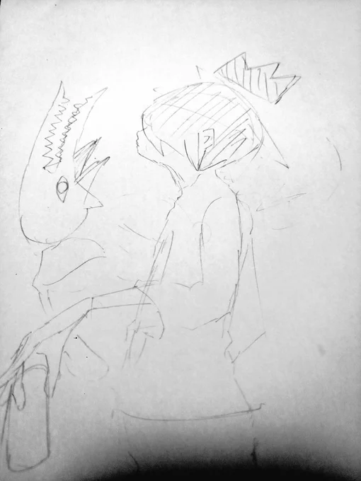 描いてます〰? 
