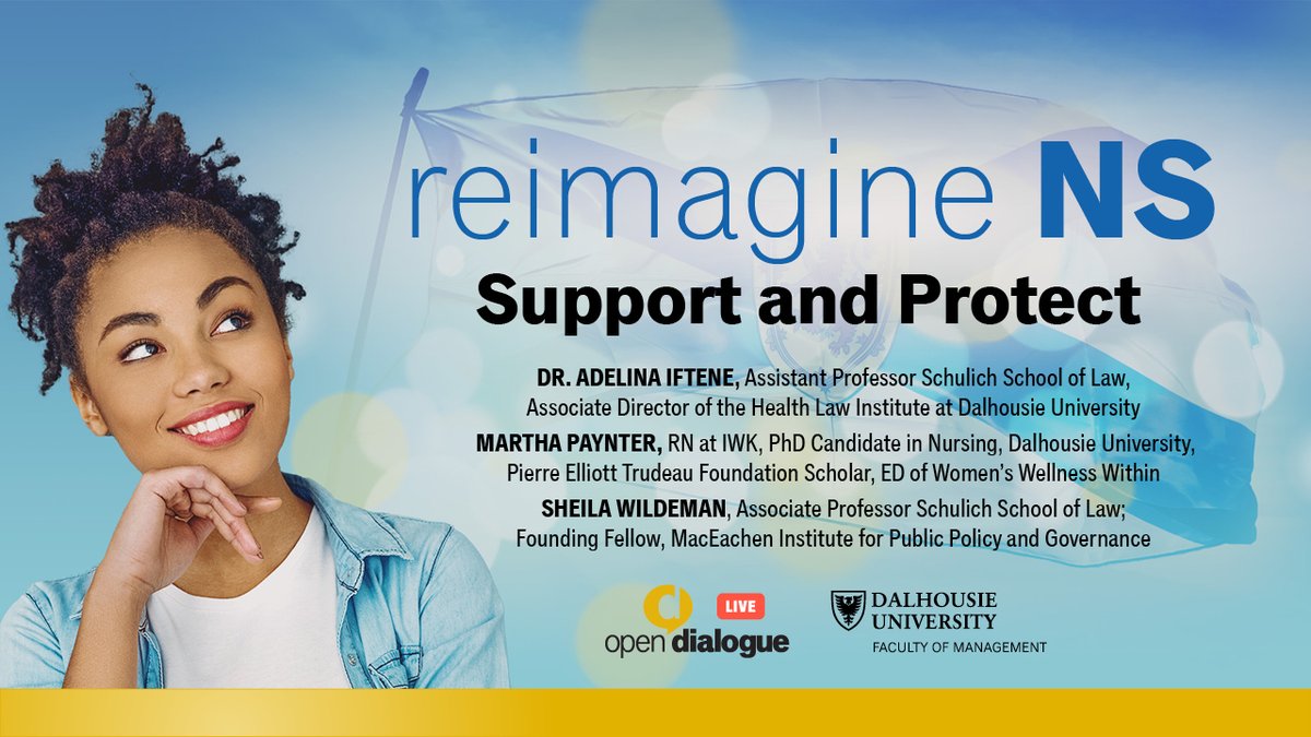 Reminder the Support and Protect panel is happening tomorrow at 6:30PM - 7:30PM ADT. Academic and community experts will discuss six core areas in need of improvement to better protect and support Nova Scotians. Register here: ow.ly/vuhE50BYvjJ