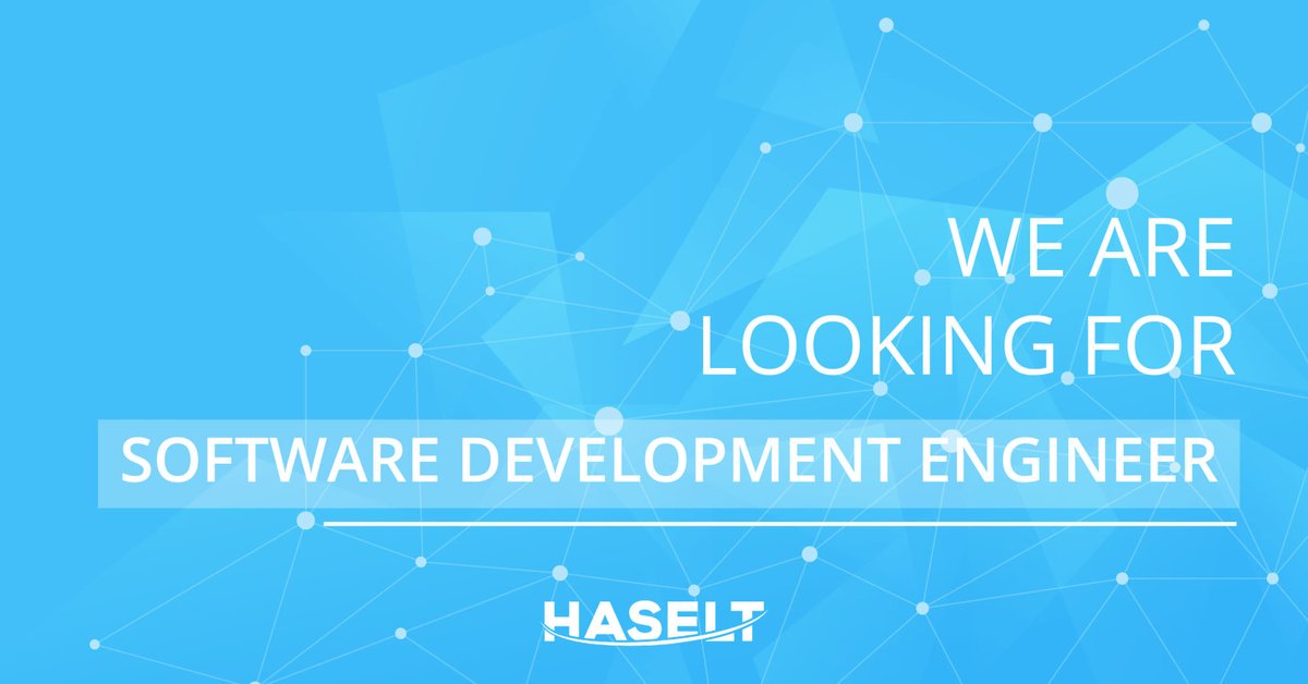 We are looking to expand our team in Skopje, therefore we look for #SoftwareDevelopment Engineers to join our team. For more details on the positions and how to apply, follow these links: 
bit.ly/3dLNBeL
bit.ly/3of5ib9