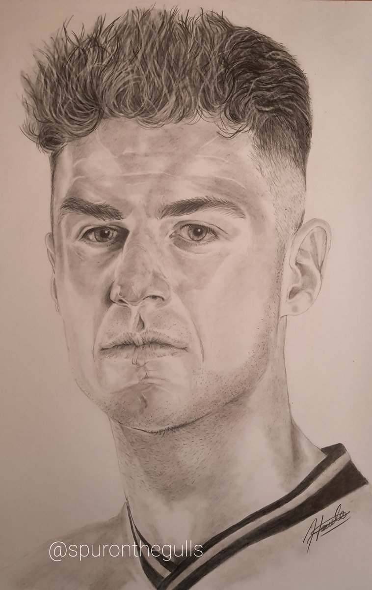 SpurOnTheGulls's tweet photo. My quick attempted sketch is of new @SpursOfficial signing #joerodon
Signed from @SwansOfficial
Welcome to Spurs Joe...
Hope you like the sketch
#welcomerodon 🏴
#THFC #COYS #tottenhamhotspurfc #Spurs #Tottenham
#drawing #sketch #portraitart #portraits #art #graphitesketch https://t.co/5n3iiSL7Zy