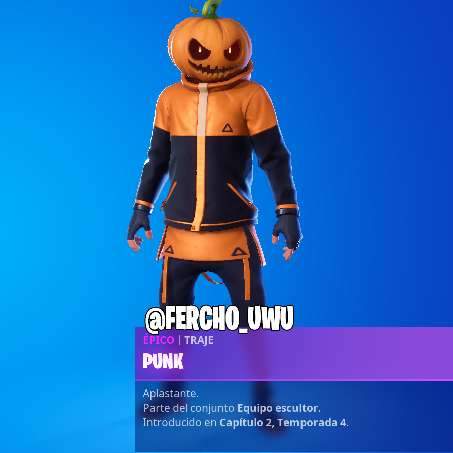 Punk Skin Fortnite Fercho On Twitter Skin Filtrada Punk Rareza Epica Fortnite