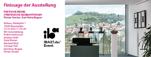 flop8's tweet photo. POETISCHE RÄUME
STRATEGISCHE BEOBACHTUNGEN
Florian Stocker, Karl-Heinz Bogner
Ort:
Rathaus Remshalden
Marktplatz 1
73630 Remshalden
Podiumsdiskussion:
Beginn 11:30 Uhr 
Andreas Hofer (Intendant IBA’27)
Reinhard Molt (BM)
Christian Holl  Kurator
Karl-Heinz Bogner
Florian Stocker https://t.co/tQ3tH6Q2yG