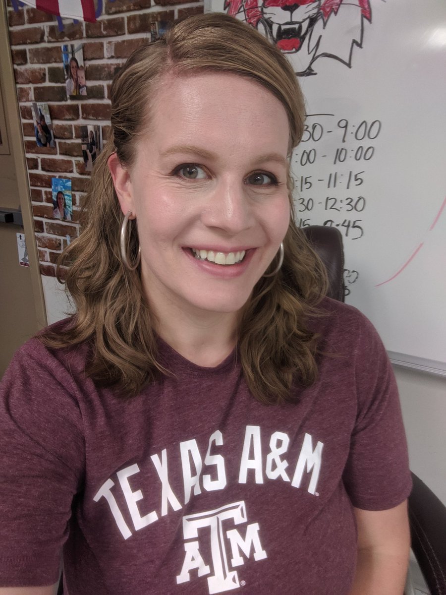 Time to show some Aggie spirit! #collegewearwednesdays #tigerpride365