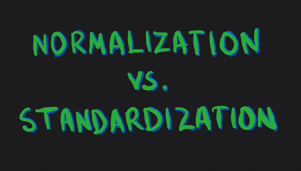 I always get Normalization and Standardization mixed up.But they are different.Notes about them and why do we care.