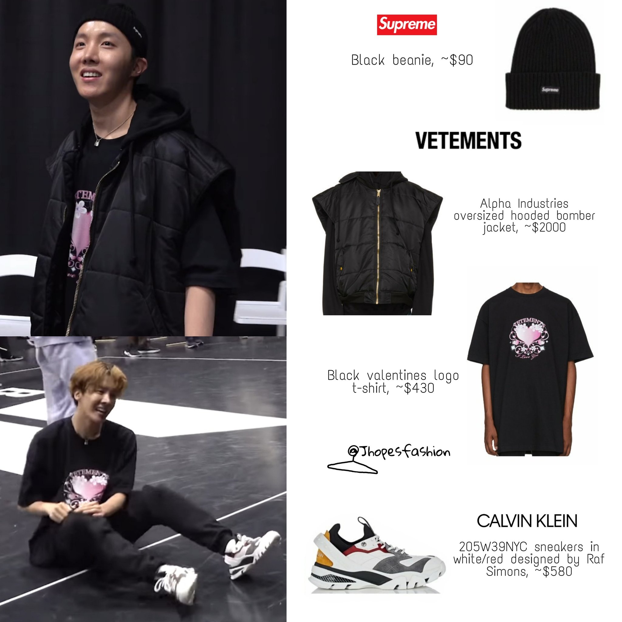 j-hope's closet (rest) on X: Hoseok's Kangol cap, Yeezy tee