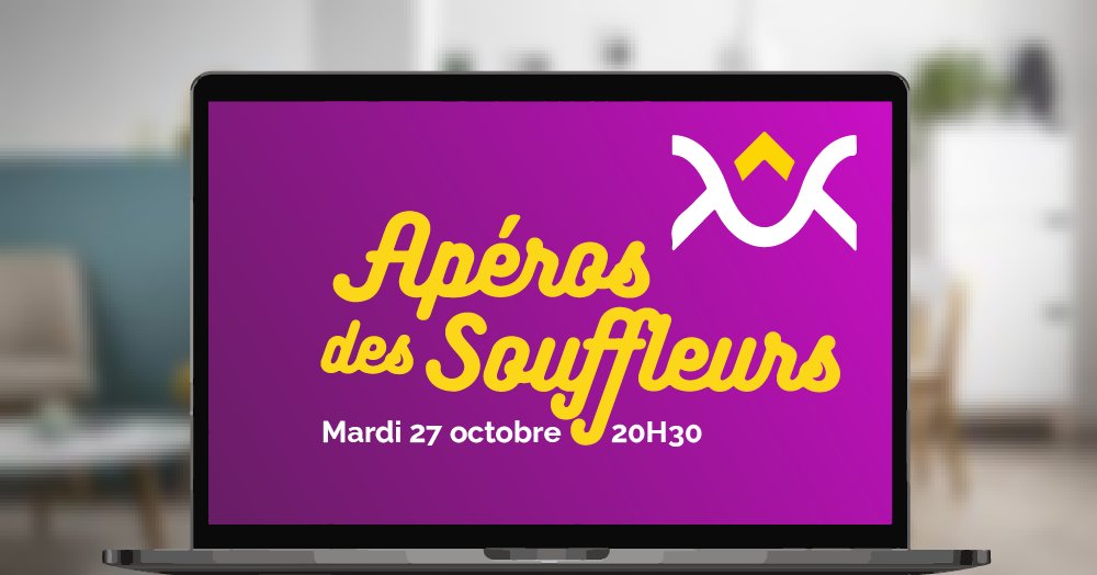 Plus que 6 jours avant notre prochain Apéro des Souffleurs… Vous avez hâte ? Attendez de découvrir notre nouveau format et notre programme, vous aurez encore plus l’eau à la bouche ! 
Venez découvrir ce que toute l’équipe vous a concocté 👇
facebook.com/events/6825455…